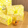 Caixa de Embalagem para Tarteletes de Ovo de Camada Dupla 6 Peças Caixa de Embalagem Descartável para Assar Bandeja para Tarteletes de Ovo Portugueses Tartelete Comercial com Logotipo Impresso