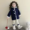 Chaqueta para Niñas Otoño Invierno 2026 Estilo Nuevo Ropa de Invierno para Bebé Lana de Cordero Cálido Abrigo de Lana Engrosado con Felpa para Niños