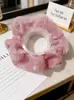 Direto do fabricante: Scrunchie de strass em rede, fresco, doce, simples, elástico de cabelo scrunchie