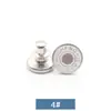 Artefacto ajustador de cintura botón sin clavos 17mm Pantalones de mezclilla cintura Gran Cambio Pequeño desmontable ajustable sin costuras botón de metal