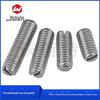 M3m4-m8m 10 304 aço inoxidável extremidade plana parafuso de aperto com fenda sem cabeça parafuso máquina medidor fio superior