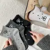Meias Simples de Cano Médio com Laço para Mulheres, Outono e Inverno, Fofas, Estilo JK Girl, Doces, de Verão, Meias Largas, Direto do Fabricante