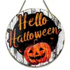Barraca de Halloween Transfronteiriça com Várias Decorações de Disco de Madeira 2D