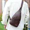 Bolsa de Pecho para Hombre Coreana y Japonesa Bolso Casual de Moda de un Solo Hombro Versión Coreana Mochila de Pecho para Hombre Bolso Cruzado Bolso de Hombro Personalizado de Moda