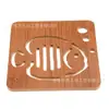 Tapete Isolante de Desenho Animado de Madeira para Mesa de Jantar Antiderrapante Tapete para Panela Tapete para Tigela Grande Criativo Fofo Porta-copos de Chá Porta-copos Atacado