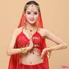 Nuevo pañuelo de corona rosa dorado traje de danza india velo hilo para lanzar a mano patrón de danza del vientre velo de práctica femenino