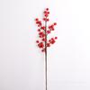 Flores de Frutas Artificiales, Flores de Frutas de Acebo, Frutas Rojas Navideñas, Arreglos Florales de Cubo de la Fortuna, Flores de Nochevieja, Al por Mayor en Stock, Decoración del Hogar