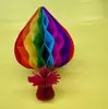 Ornamentos de Bola de Favo de Mel para Novo Produto Transfronteiriço Ornamentos Tridimensionais de Favo de Mel para Árvore de Natal Decoração de Janela de Natal Árvore de Natal de Origami