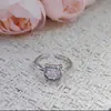 Anillo Ajustable Plateado con Circonita en Forma de Gato, Anillo Exquisito de Nicho para Dedo Índice Estilo Girly, Joyería de Moda al por Mayor Estilo Celebridad de Internet