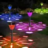 Lámpara Solar de Césped Transfronteriza para Exterior Impermeable Decoración de Patio Jardín Lámpara de Ambiente Luz y Sombra Colorida Paisaje Lámpara de Suelo