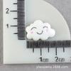 Nubes Arcoíris Smiley Accesorios para el Cabello DIY Horquilla Accesorios de Resina DIY Crema Pegamento Accesorios para la Funda del Teléfono Pegatina para el Refrigerador Parche