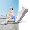 Tênis de Caminhada V2 Hongxing Erke Tênis de Corrida Verão Respirável Solado Macio Tênis Esportivo Versátil Fitness Tênis Feminino Solado Grosso Tênis que Aumenta a Altura