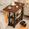 Mesita de noche, móvil, escritorio de computadora de altura ajustable, escritorio simple para dormitorio en casa, escritorio de estudio para estudiantes, escritorio para trabajar en la cama