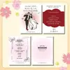 Cartão de Votos de Casamento, Cartão de Cumprimentos, Cartão Impresso Personalizado, Certificado de Casamento, Cartão de Agradecimento, Cartão de Mesa para Banquete de Casamento