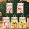 Elegante tarjeta de felicitación creativa para el Día del Maestro, tarjeta de ramo de bolígrafos rojos hecha a mano por niños, regalo para maestros en la temporada de regreso a clases