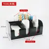 Suporte de Papel para Balcão de Loja de Chá com Leite, Suporte Descartável para Copos de Café, Rack de Armazenamento de Suprimentos, Dispensador de Copos Comercial