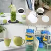 Posavasos de Silicona de Fábrica de 9 cm con Anillo Antiderrames Posavasos de Agua de Grado Alimenticio Antideslizante Almacenamiento para Taza de Café