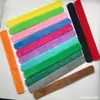 Pulsera Snap de Felpa Colorida Creativa Sencilla Popular en la Red Pulsera de Siete Colores Banda Decorativa para Muñeca Accesorios para el Cabello