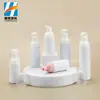 Botella Blanca de Dispensador de Jabón Líquido Espumoso para Manos Multi-Especificación Botella Portátil de Mousse Limpiador Facial Reempaquetada