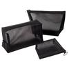 Bolsa Cosmética de Malla de Nailon Caliente Transfronteriza Portátil de Viaje para Almacenamiento de Cosméticos Bolsa de Malla para Almacenamiento de Artículos de Aseo