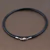 Collar de Cordón de Cuero Encerado Negro Colgante Cuerda Colgante Buda de Jade Cuerda para Colgar Joyería de Jade Cordón Colgante Tejido Fino
