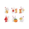 Linda Figura de Gato de la Suerte para Recaudar Riqueza en Micro Paisaje Kawaii Muñeca de Granos Accesorios Decorativos DIY para Casa de Muñecas Mini Adorno de Escritorio