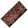 Hortênsia de madeira eterna flor mid-leaf Rosa eterna caixa de presente de vidro tampa flor Flor preservação decoração de casamento cocar de noiva