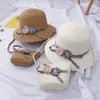 Sombrero de Verano Estilo Coreano Nuevo Protección Solar Sombrilla Sombrero de Pescador Sombrero de Paja para Niña Bebé Sombrero de Playa Yipan