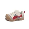 Zapatos funcionales para caminar para niños y niñas, nuevo modelo primavera y otoño 2026 con cierre de velcro, anticolisión, ajuste ancho, suela suave, zapatillas antideslizantes