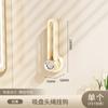 Organizador de Almacenamiento de Gomas para el Cabello con Ventosa Personalizado para Baño, Estante Organizador de Accesorios para el Cabello Montado en la Pared sin Taladro