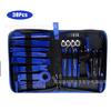 Kit de 38 herramientas para coche, extractor de balancines con cuchillas de extracción interna, reparación de molduras de puertas, clip de plástico