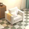 Sofá perezoso para apartamentos pequeños, sofá popular en línea para dormitorio, mini sofá de tela para sala de estar de apartamento de alquiler para mujeres