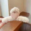 Grampo de Tubarão Quadrado Elegante Retro Coreano Grampo de Cabelo Elegante Acessórios de Cabelo de Celebridade da Internet Francesa Maillard Adorno de Cabeça
