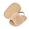 Zapatos Populares para Bebé Transfronterizos, Brillantes de Moda, Cómodas Pantuflas de Felpa con Suela Suave, Zapatos Antideslizantes para Interiores para Bebés y Niños Pequeños al por Mayor