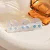 Brincos Quadrados de Zircônia com Pino de Prata para Mulheres, Brincos Pequenos e Delicados, Modernos, Simples, Versáteis para o Dia a Dia Atacado