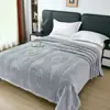 Manta de Franela Jacquard, Manta de Franela Jacquard Tridimensional, Engrosada y de Alto Peso, Adecuada para Todas las Estaciones, Manta para Cubrir el Sofá