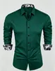 Camisa Formal de Negocios a Cuadros Bloque de Color Elástica sin Planchar de Manga Larga para Hombre Transfronteriza Ropa para Hombre Amazon