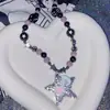 Collar de Dopamina con Cuentas de Colores para Mujer, Diseño de Nicho, Accesorio de Moda, Estilo Dulce y Fresco, Cadena para Clavícula de Estrella