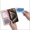 Adecuado para Funda de Cuero para Teléfono Plegable Apple 16, Cartera con Tarjetero Multifunción para iPhone 15, 12 Funda Protectora, 14