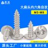 Tornillos Autorroscantes de Acero Inoxidable 304 con Cabeza de Paraguas y Hexágono Interior M3~M8 Estándar de Guangdong Ta Tornillos Autorroscantes Pequeños de Cabeza Plana Grande de Rosca Gruesa