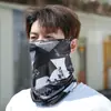 Protetor Solar de Verão Masculino e Feminino Proteção UV Viseira Respirável Máscara de Orelha Proteção de Pescoço Proteção de Pescoço Seda Gelada Ciclismo Outdoor Gola de Pescoço