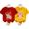 Camiseta de Manga Corta para Niña 2026 Nuevo Estilo Talla Mediana y Grande de Algodón para Niños Camiseta de Verano Moderna de Marca Holgada de Algodón Puro Ropa de Verano Camiseta Moderna