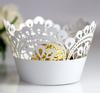 Vaso de papel transfronterizo pavo real flor pastel borde de papel hueco oro brillante perla encaje Zhejiang al por mayor
