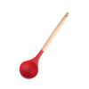 Espátula de silicone personalizada cabo de madeira conjunto de utensílios de cozinha de silicone cabo de madeira colher de sopa espátula de cozinha conjunto de utensílios de cozinha de silicone de 12 peças
