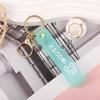 Llavero Transparente Creativo de Bulldog Francés Muñeco Personalizado Accesorio para Hombres y Mujeres Pulsera Exquisita Venta al por Mayor Regalo de Vacaciones