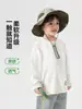 Camiseta de Manga Longa de Algodão Puro Estilo Europeu para Meninos, Nova Roupa Infantil Outono 2026, Estilo Primavera e Outono, Camiseta Básica Casual Infantil