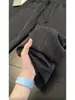 Pantalones Casuales de Rayas Verticales para Hombre Primavera/Otoño 2026 Cintura Elástica con Cordón Caída Alta Pierna Recta Ancha Moda Versátil