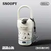 Taza Termo Snoopy Alta Apariencia Estudiante Escuela Taza Rompehielos Gran Capacidad con Infusor de Té Popote Taza Portátil para Coche
