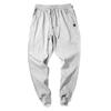 Pantalones deportivos para hombre, primavera y otoño, nuevos pantalones de algodón con cintura media, estilo coreano, pantalones casuales de moda para estudiantes.