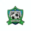Copa do Mundo de Futebol Criativo Croc Shoes Flor Pvc Borracha Macia Fivela de Sapato Removível Acessórios DIY Croc Shoes Atacado
